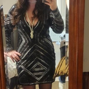 Express Sequin Party Dress